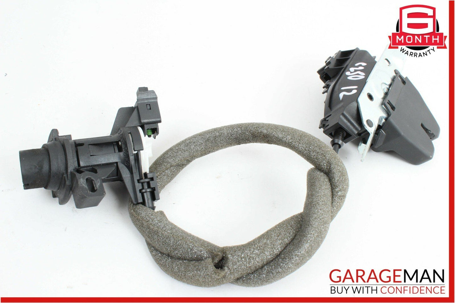 08-15 Mercedes W204 C250 Trunk Lid Lock Latch Actuator w/ Cylinder Mechanism OEM