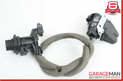 08-15 Mercedes W204 C250 Trunk Lid Lock Latch Actuator w/ Cylinder Mechanism OEM