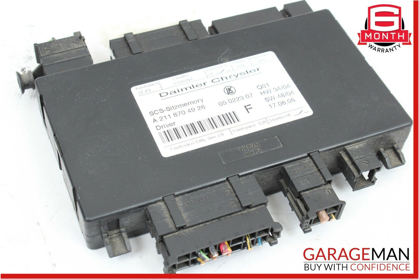 03-11 Mercedes E550 CLS500 GL450 E350 Front Left Side Seat Control Module OEM