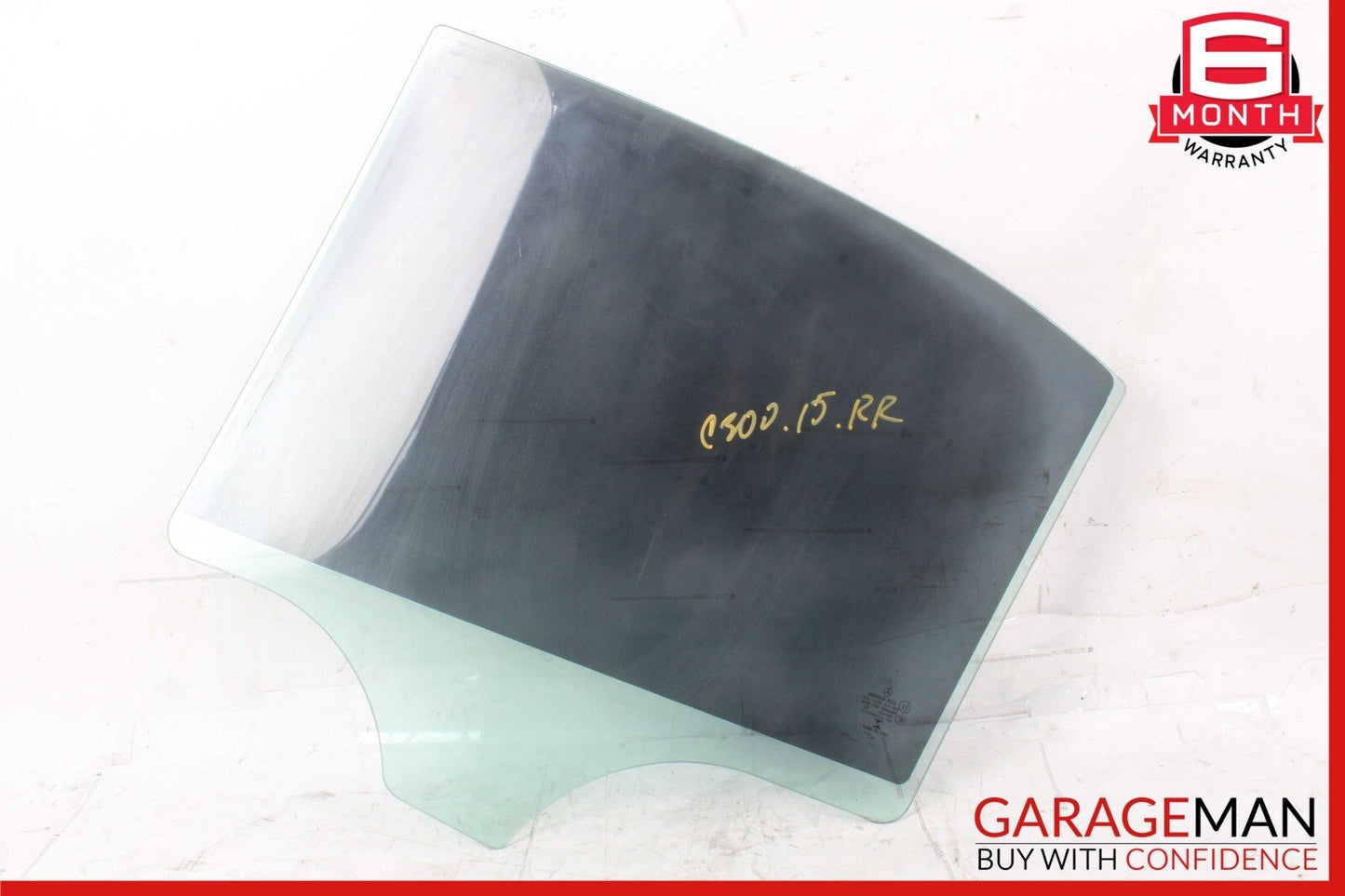 15-21 Mercedes W205 C300 350e C400 Rear Right Side Door Window Glass OEM