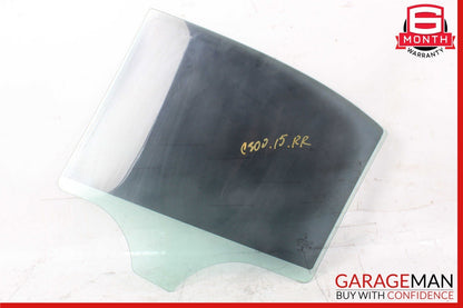 15-21 Mercedes W205 C300 350e C400 Rear Right Side Door Window Glass OEM