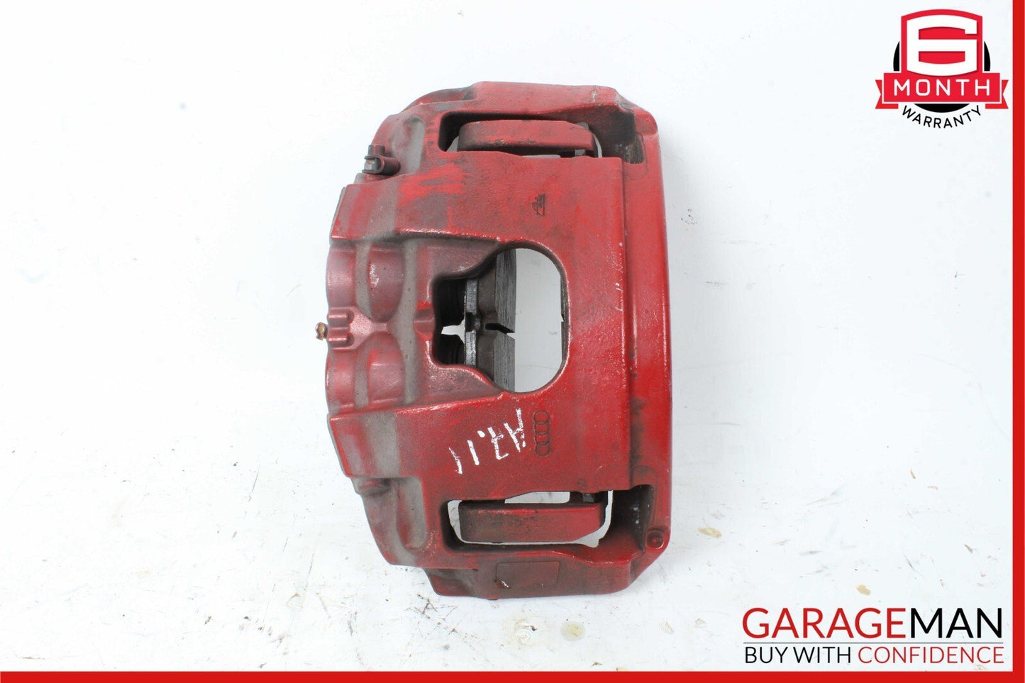 12-18 Audi A7 Front Left Driver Side Brake Caliper Red