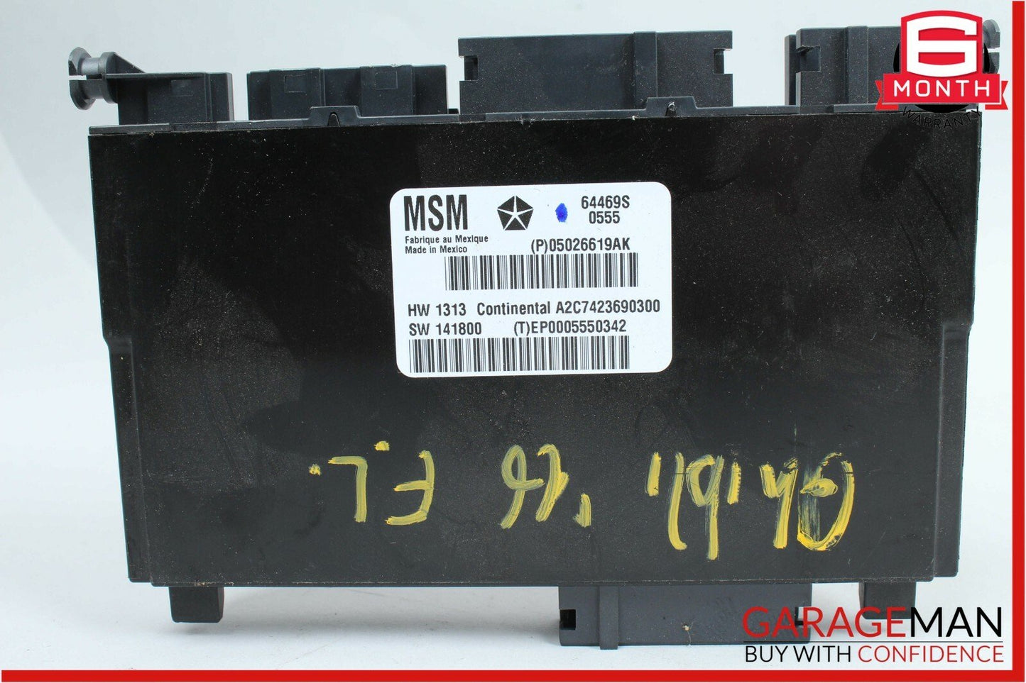 14-17 Maserati Ghibli Front Left Driver Side Seat Control Controller Module OEM