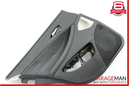 06-11 Mercedes W219 CLS500 Rear Left Interior Door Trim Panel Cover Black