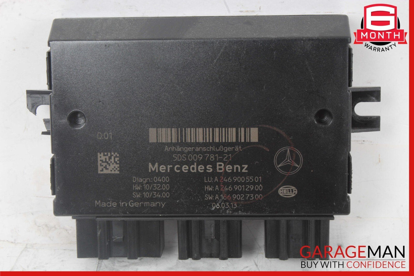 12-16 Mercedes X166 GL450 ML400 Trailer Towing Control Module 2469005501 OEM