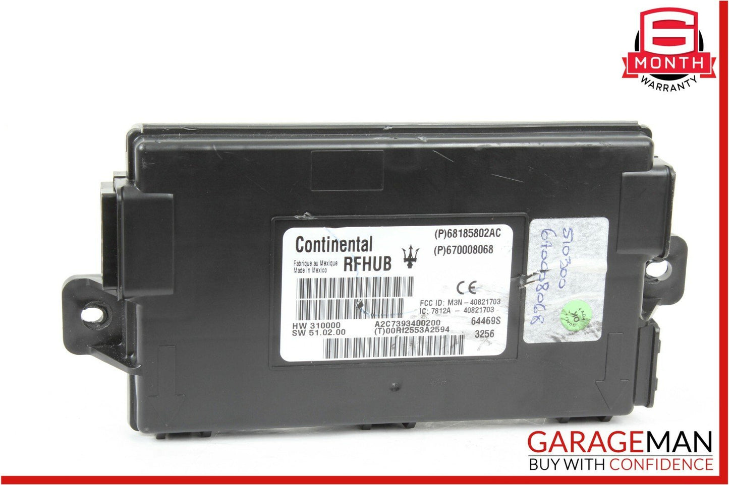 14-17 Maserati Ghibli Passive Entry Control Controller Module Unit 670008068 OEM