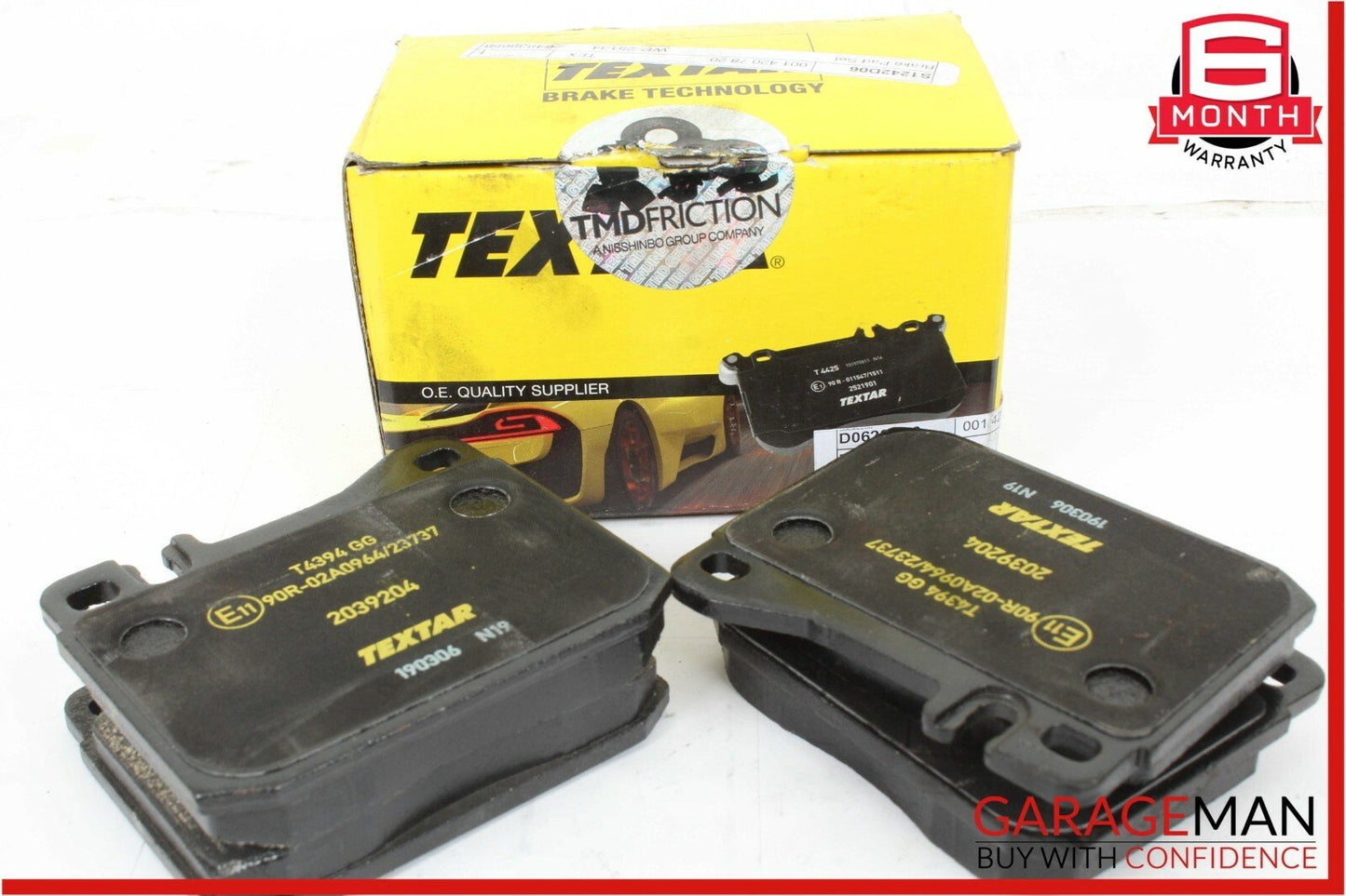Textar 2039204 Brake Pad Set For Mercedes Benz
