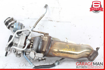 11-18 Mercedes W221 S550 4.7L V8 Left Side Turbocharger Turbo Charger Manifold