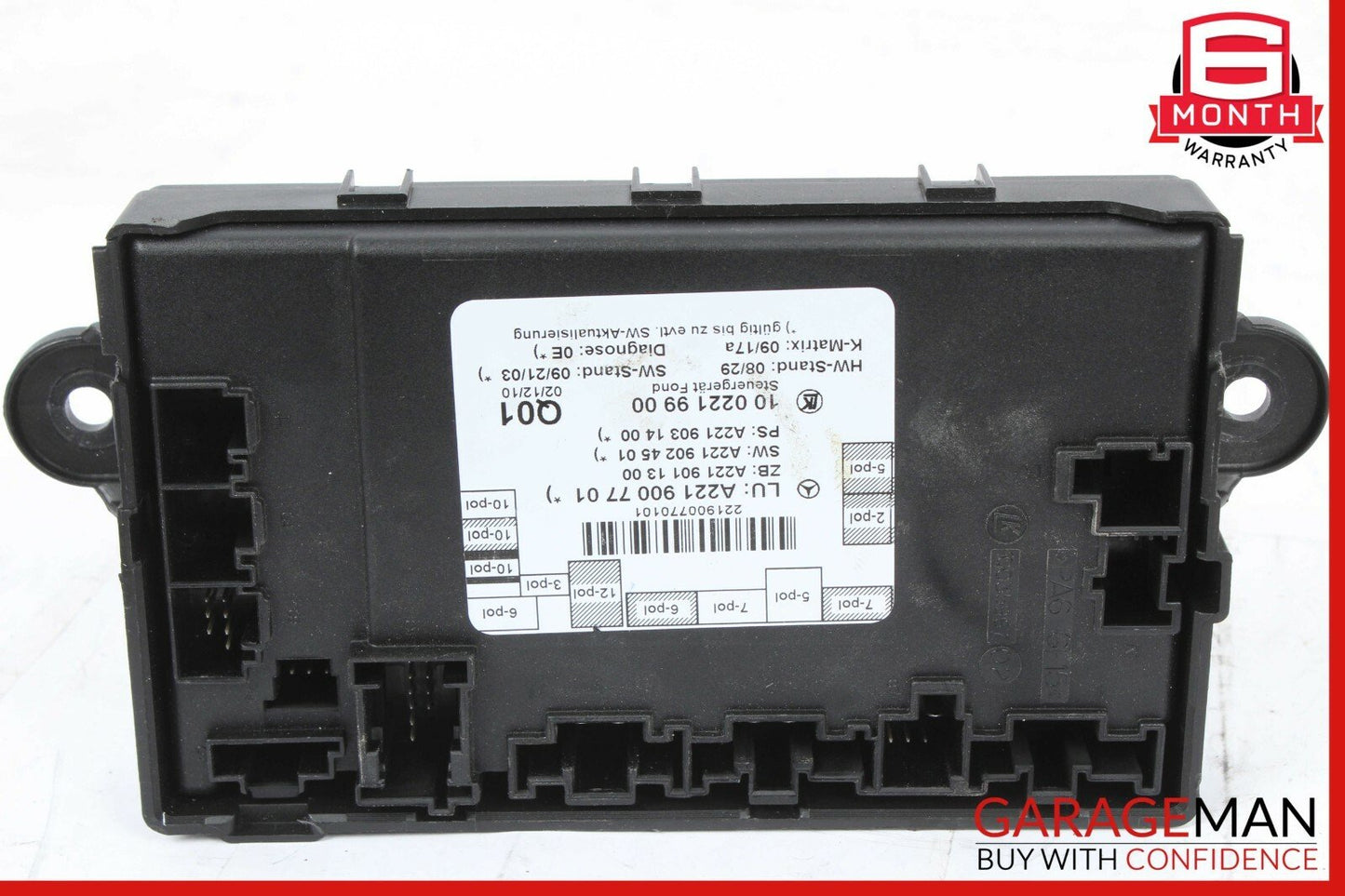 07-13 Mercedes W221 S400 S63 AMG Rear Right or Left Side Door Control Module OEM