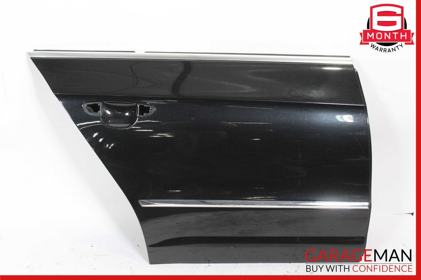 09-17 Volkswagen VW CC Rear Right Side Exterior Door Shell Panel Black OEM