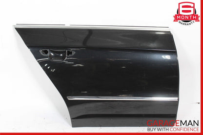 09-17 Volkswagen VW CC Rear Right Side Exterior Door Shell Panel Black OEM