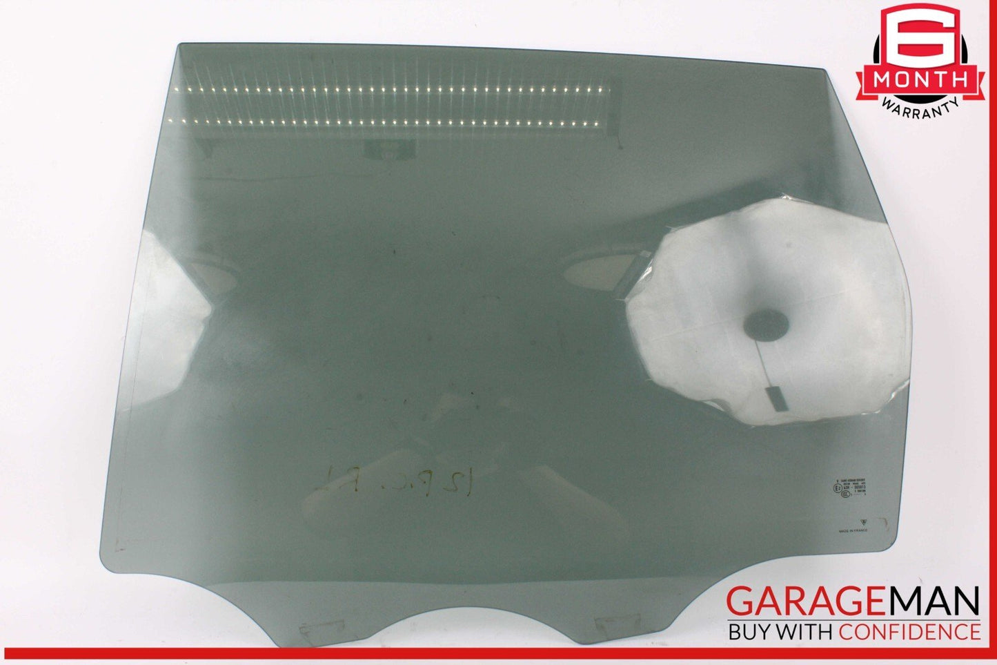 11-18 Porsche Cayenne S 958 Rear Left Driver Side Door Window Glass OEM