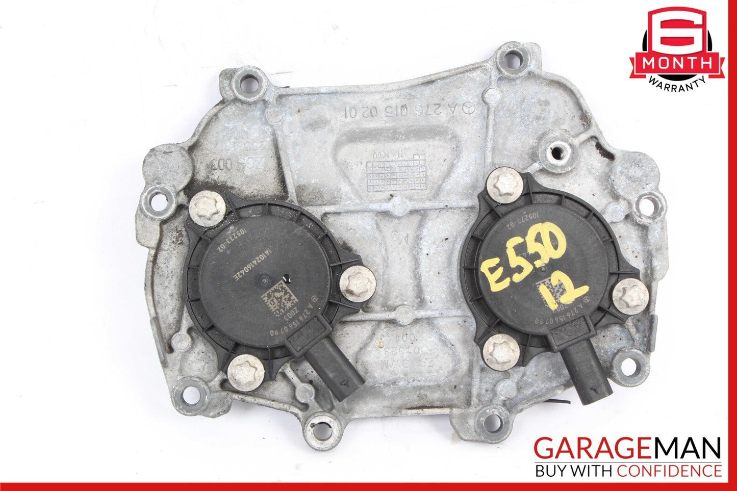 12-18 Mercedes W212 E350 E550 Front Left / Right Engine Timing Chain Cover Plate