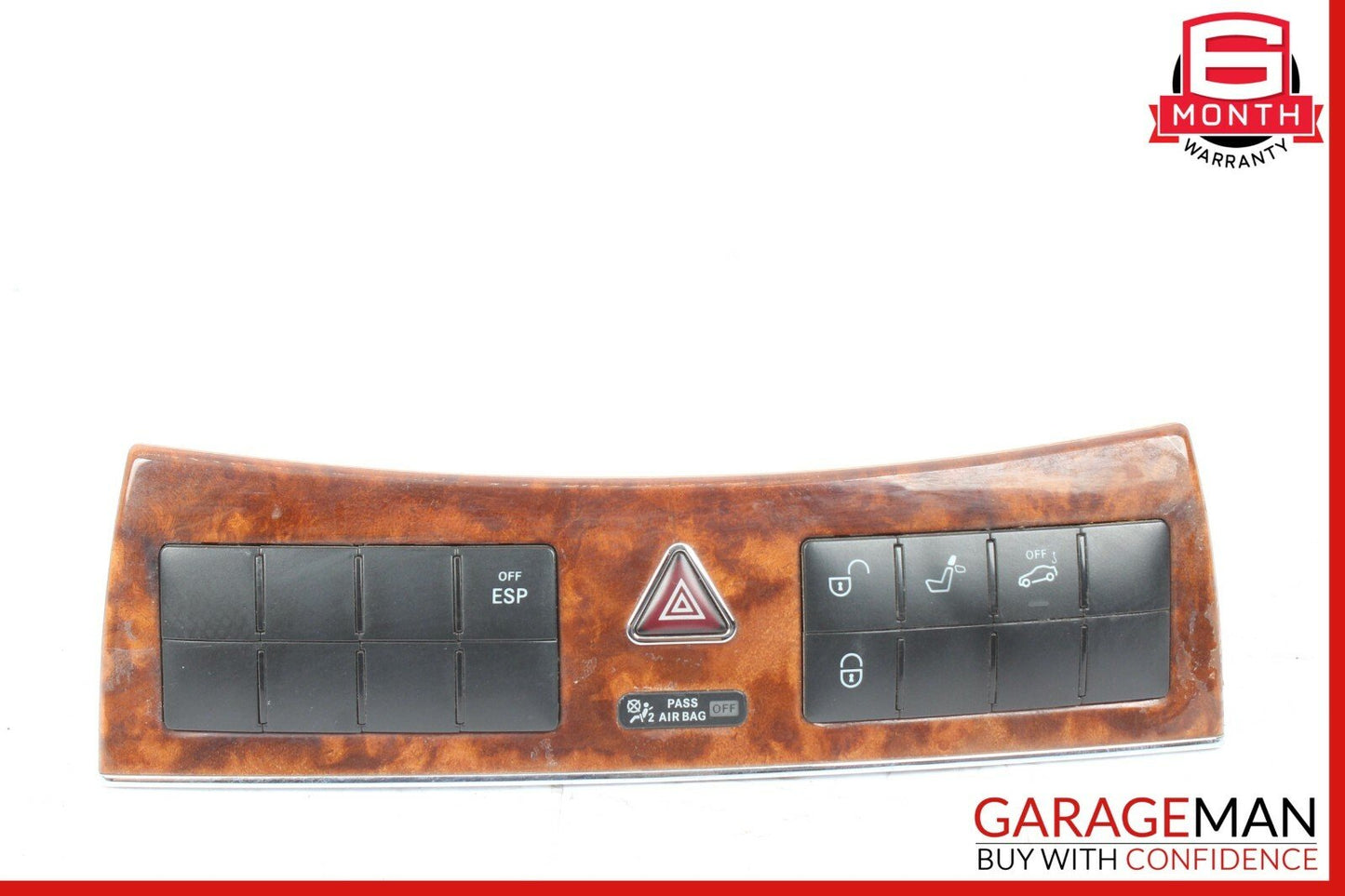 05-09 Mercedes W209 CLK320 Dash Lock Heated Seat ESP Hazard Switch Control OEM