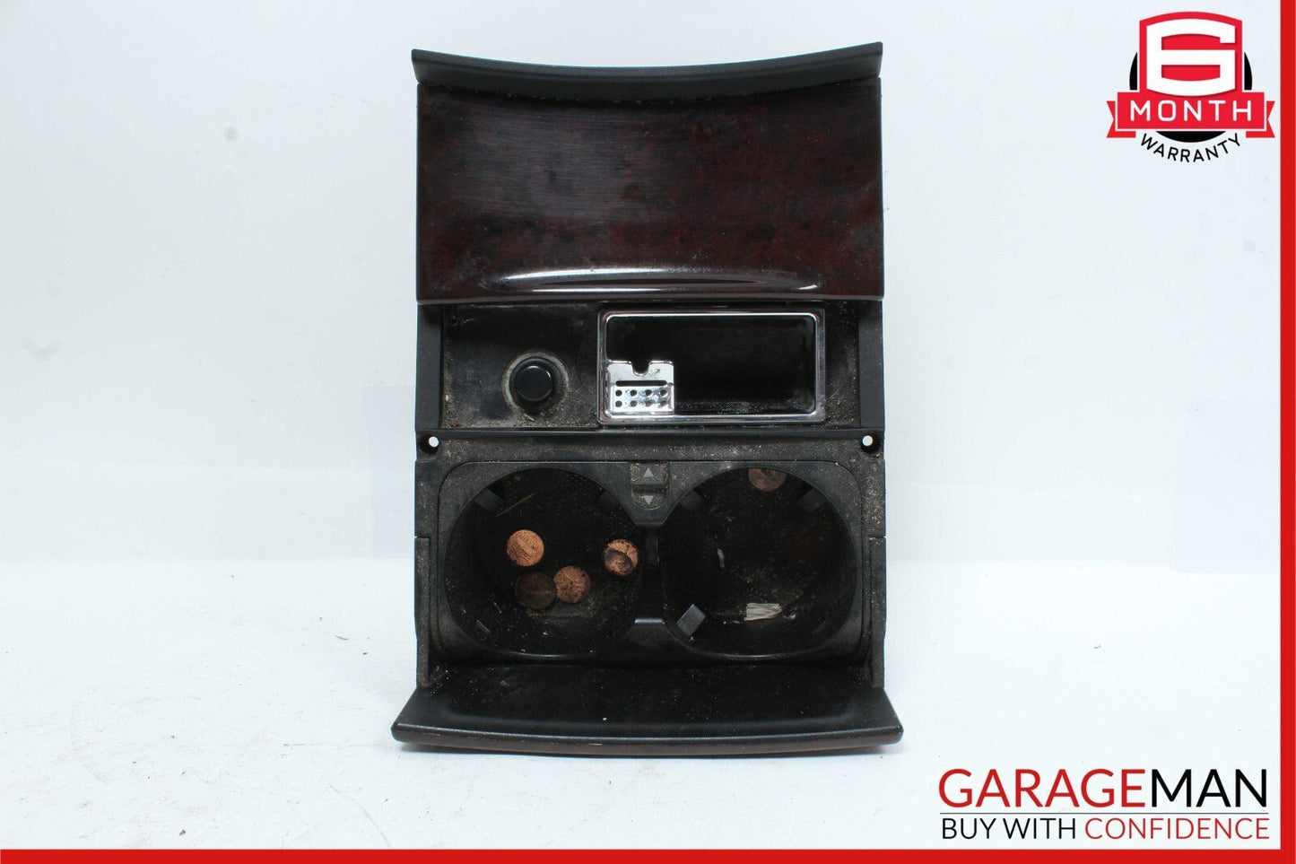 10-13 Mercedes W221 S600 S550 Ash Tray Ashtray Lighter Cup Holder Trim Assy Wood