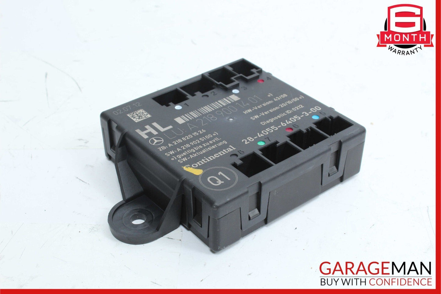 08-18 Mercedes W204 C250 C300 Rear Left Side Door Control Module Unit OEM