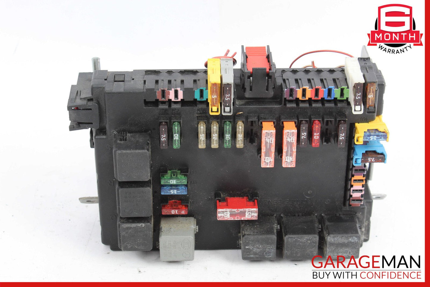 07-09 Mercedes W221 S550 S63 AMG CL550 Rear Trunk Fuse Relay Junction Box OEM
