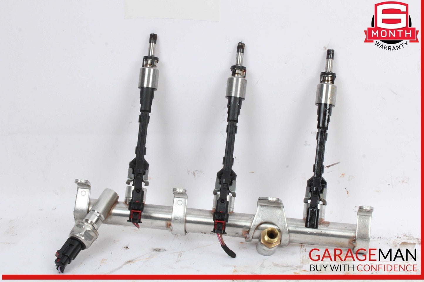 18-24 Audi S5 A5 A4 S4 SQ5 Right Passenger Side Fuel Rail w/ Injectors OEM