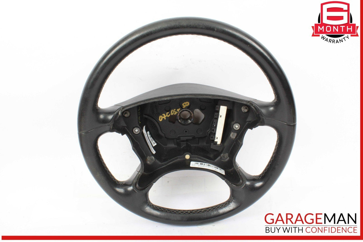 06-09 Mercedes W219 CLS550 E550 4 Spoke Steering Wheel Black OEM