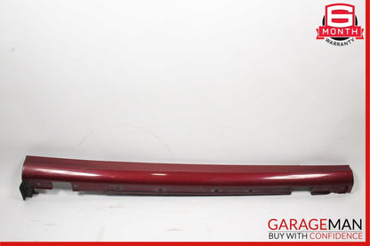 06-09 Mercedes W209 CLK350 CLK500 Right Rocker Molding Side Skirt Red OEM