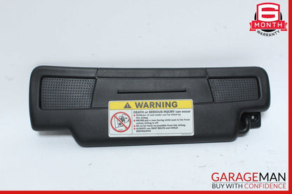 05-11 Mercedes R171 SLK280 Right Side Sun Visor Sunvisor Shade Black OEM