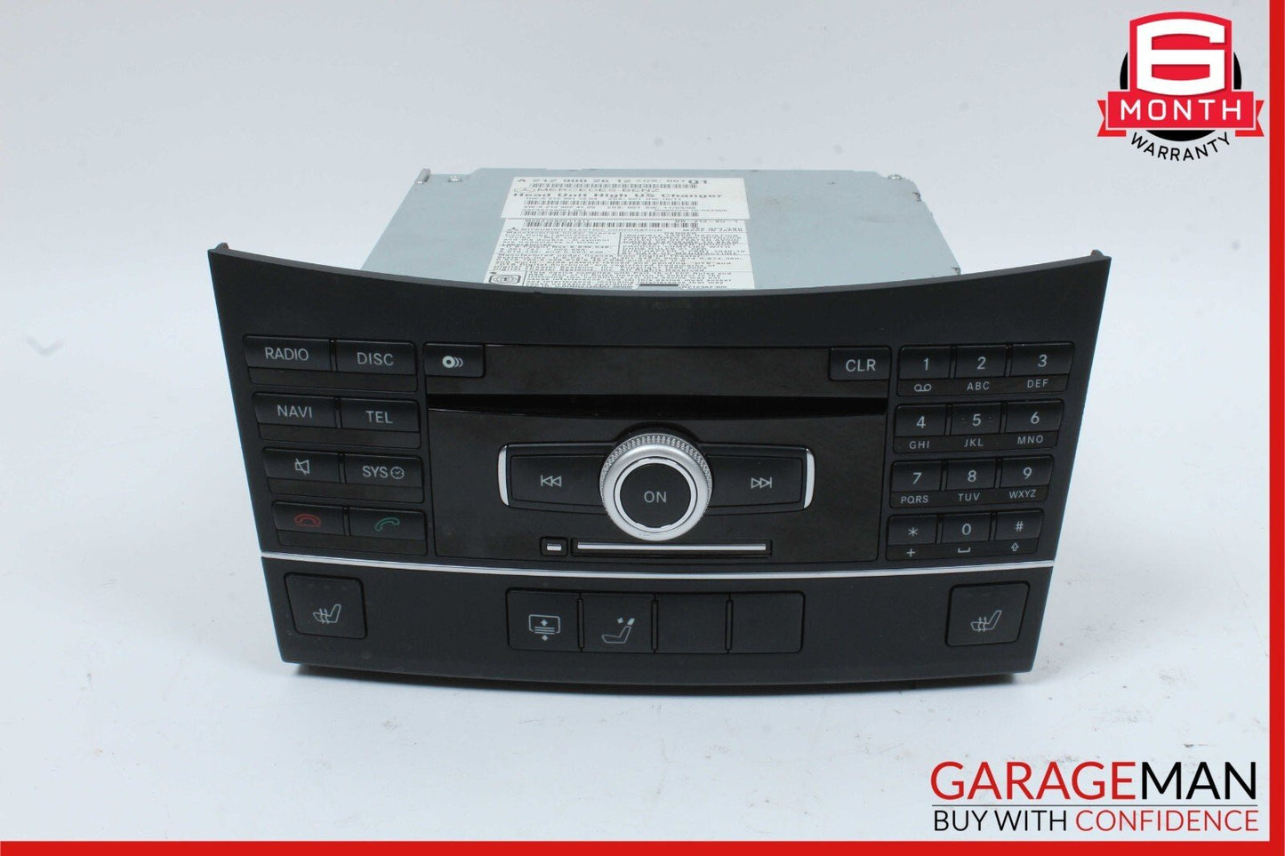 10-11 Mercedes W212 E350 E550 E63 AMG Command Head Unit CD Changer Radio OEM