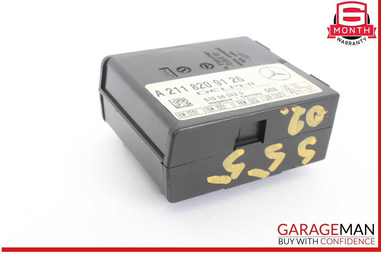 00-12 Mercedes W220 S55 AMG C230 S430 E320 Anti Theft Alarm Module 2118209126