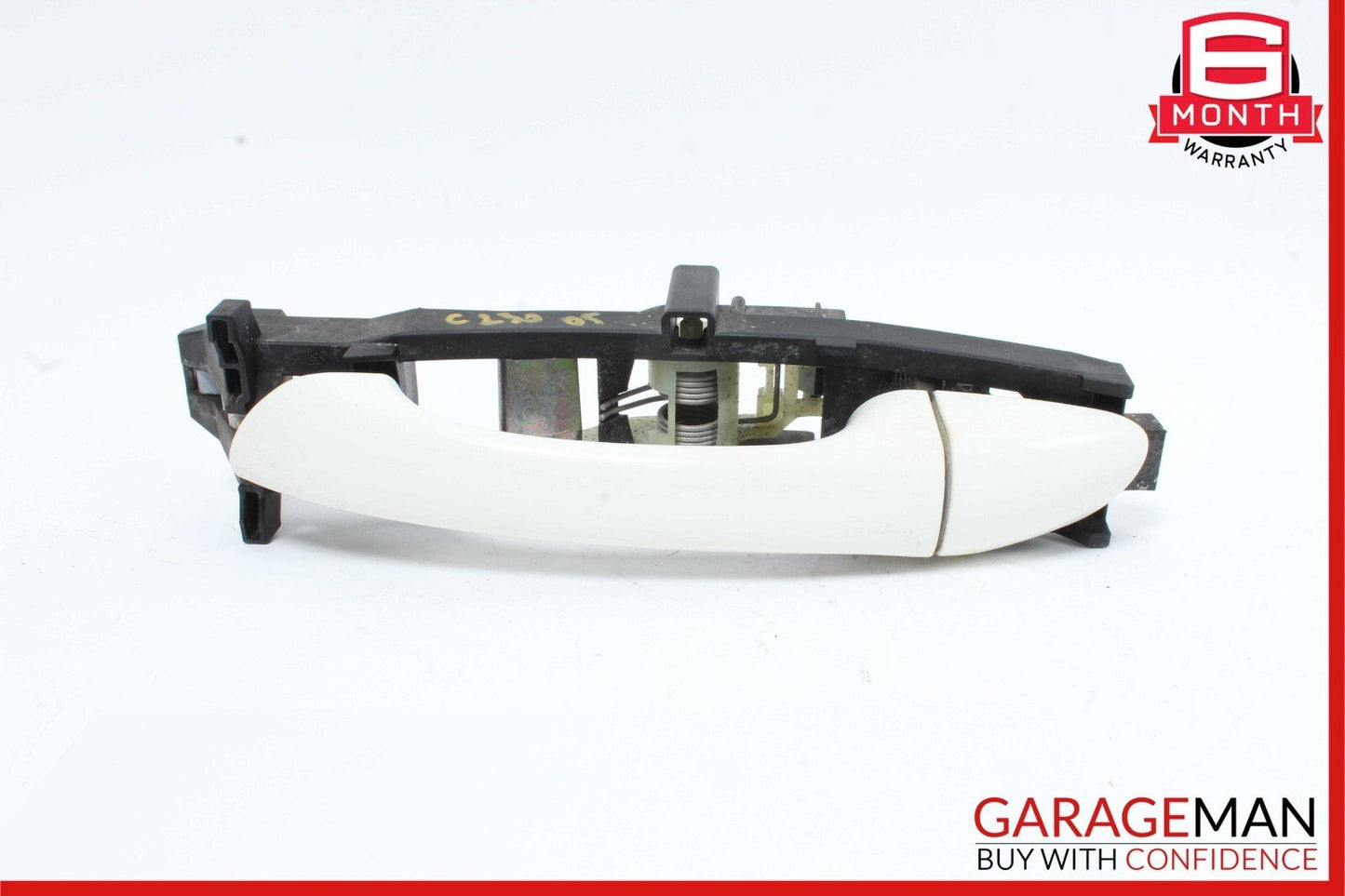 01-07 Mercedes W203 C230 Rear Left Driver Side Exterior Door Handle White OEM