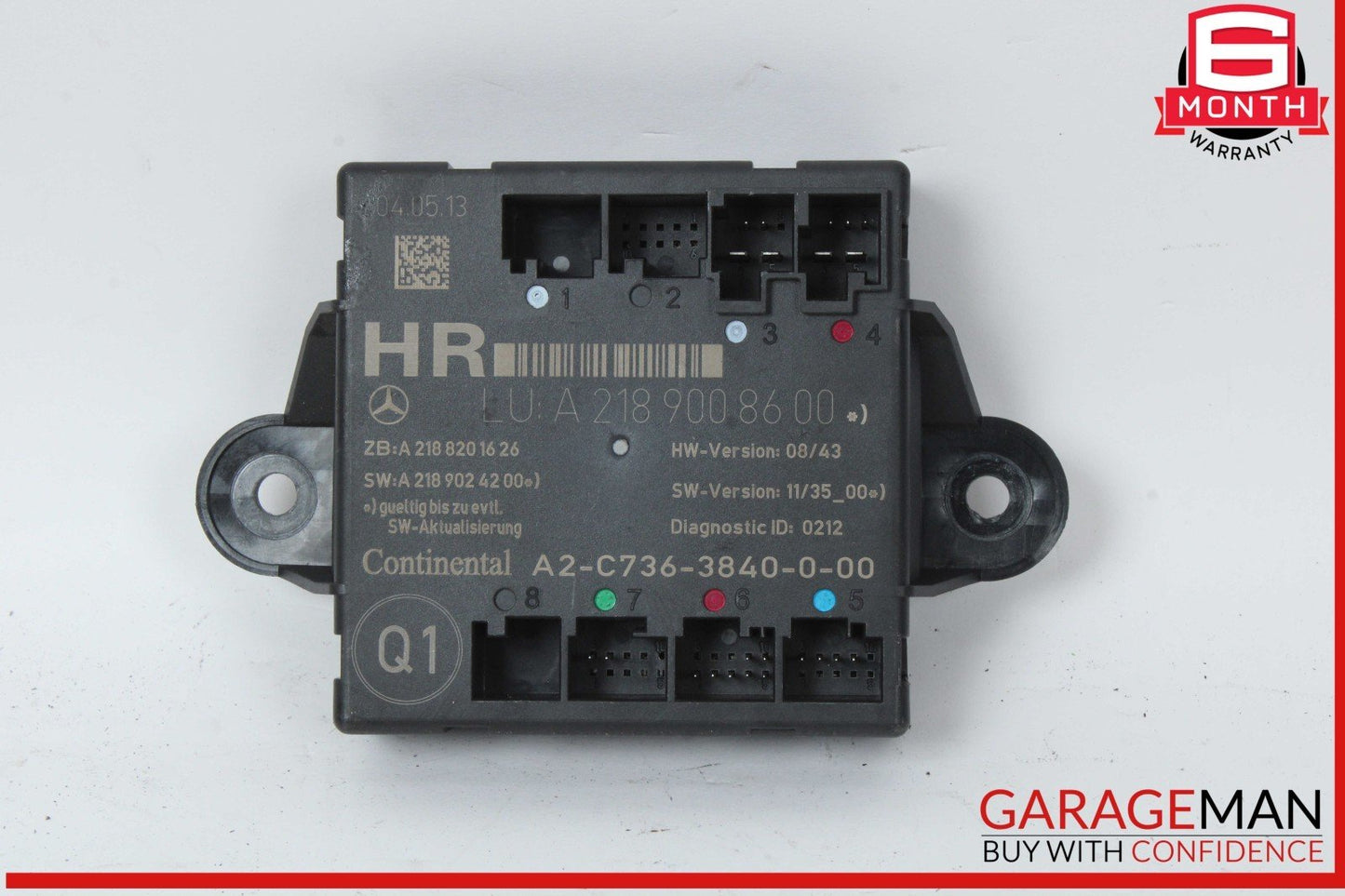 08-18 Mercedes W212 E350 C300 CLS550 Rear Right Side Door Control Module OEM
