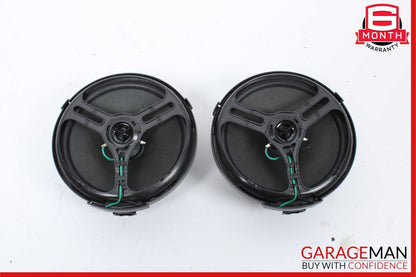 08-11 Mercedes W204 C300 C350 Rear Right & Left Side Door Sound Speakers Set OEM