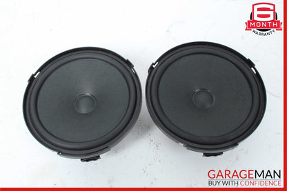 08-14 Mercedes W204 C250 C300 Rear Right & Left Side Door Sound Speakers Set OEM
