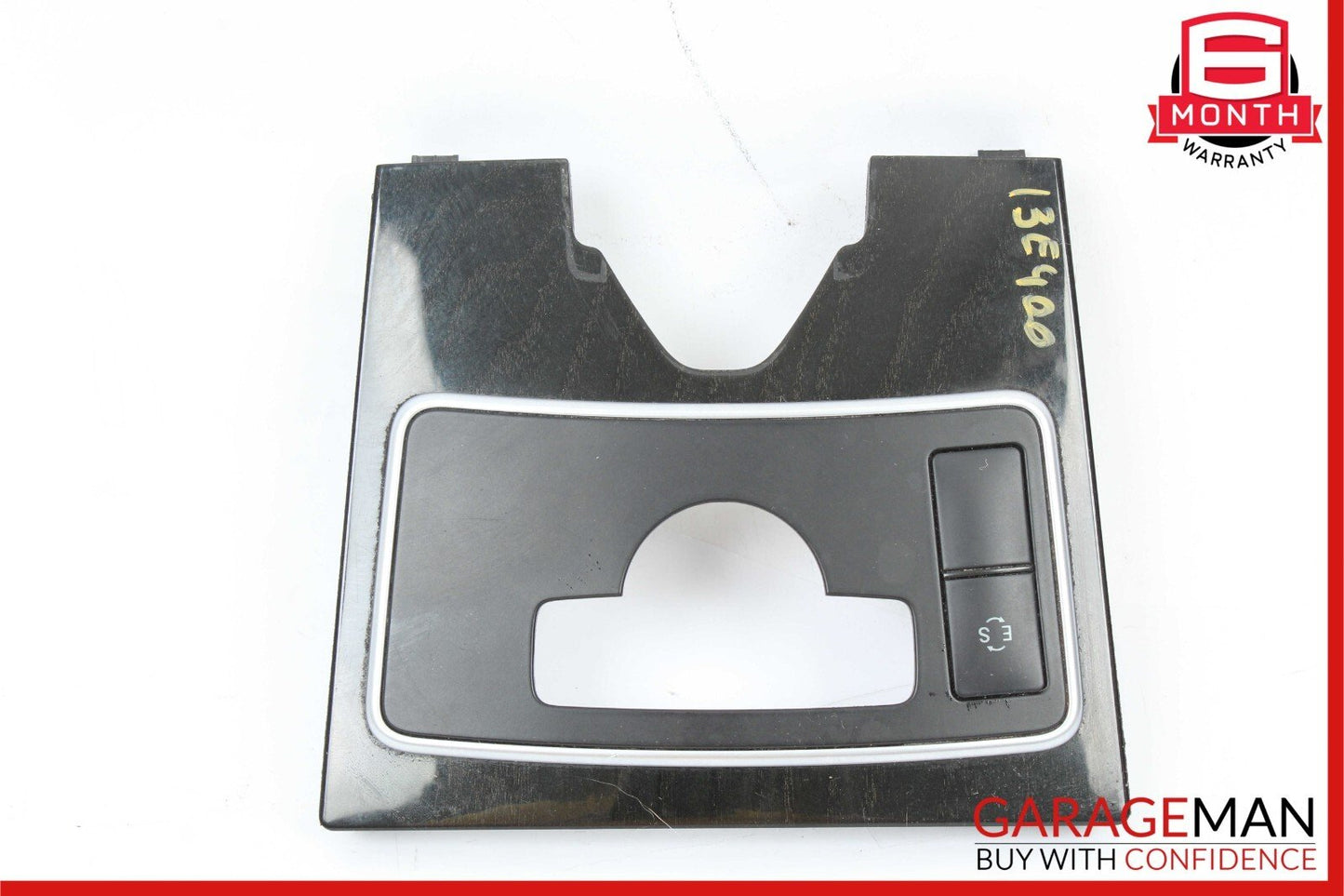 10-13 Mercedes W212 E400 E550 Center Console Switch Trim Bezel Wood OEM