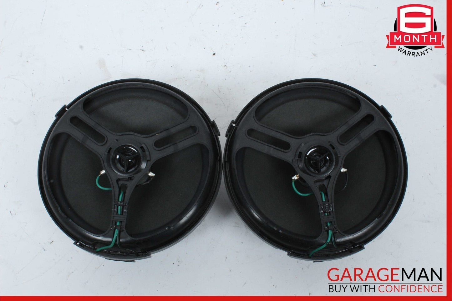 08-15 Mercedes X204 GLK350 Rear Right & Left Door Sound Speakers Set of 2 OEM
