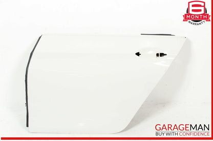 13-19 BMW 650i F06 Rear Left Driver Side Door Exterior Shell White OEM