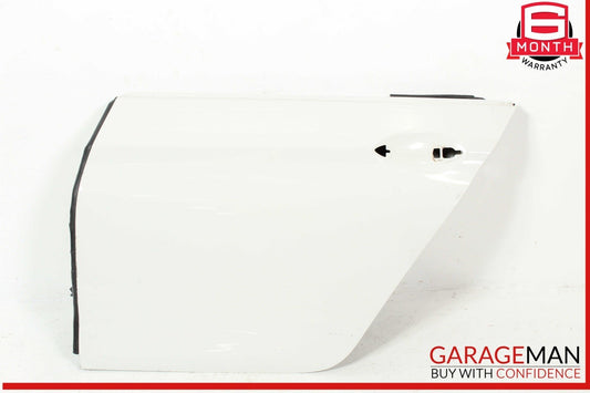 13-19 BMW 650i F06 Rear Left Driver Side Door Exterior Shell White OEM