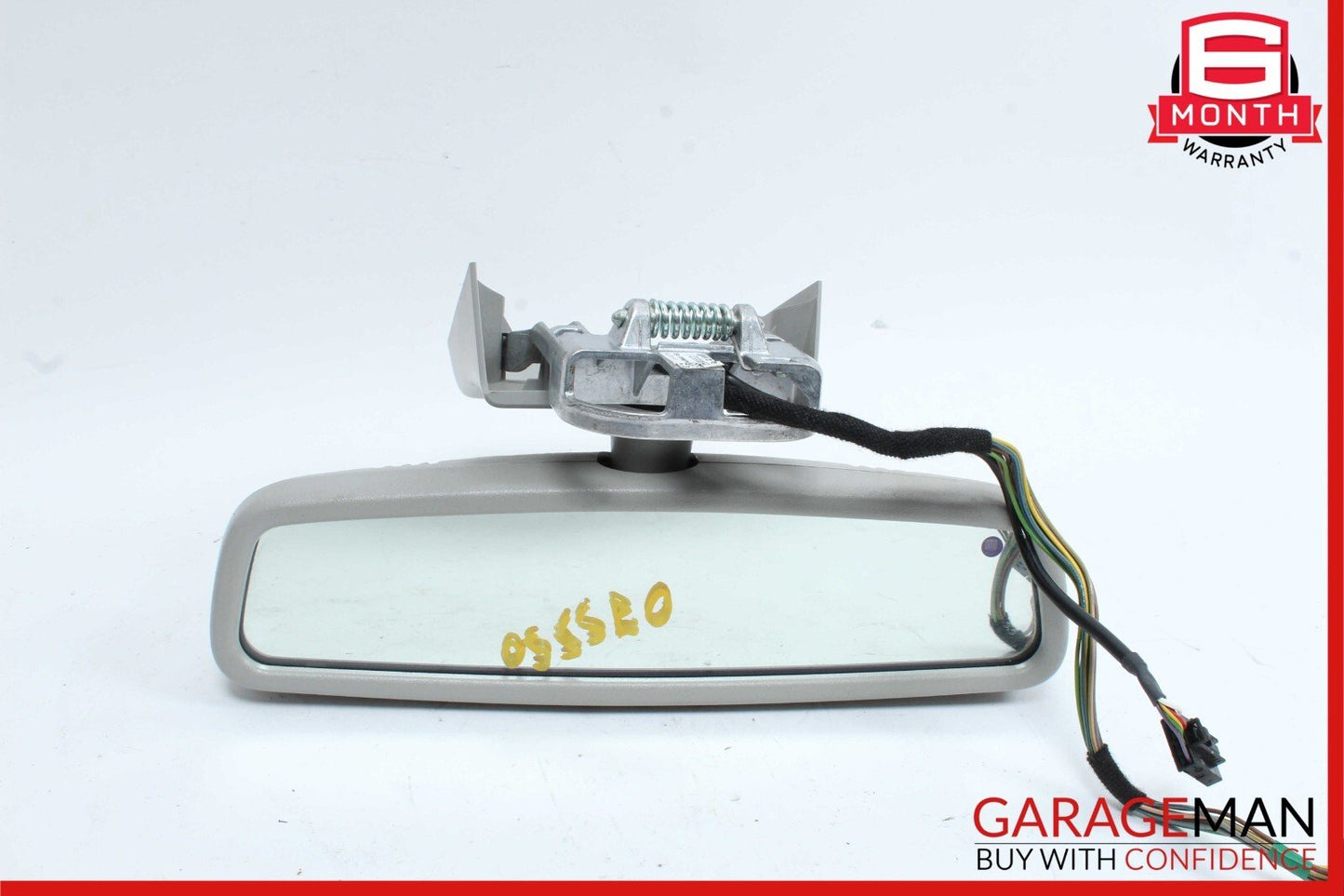 07-09 Mercedes W221 S550 Interior Top Upper Rear View Inside Dim Mirror Gray
