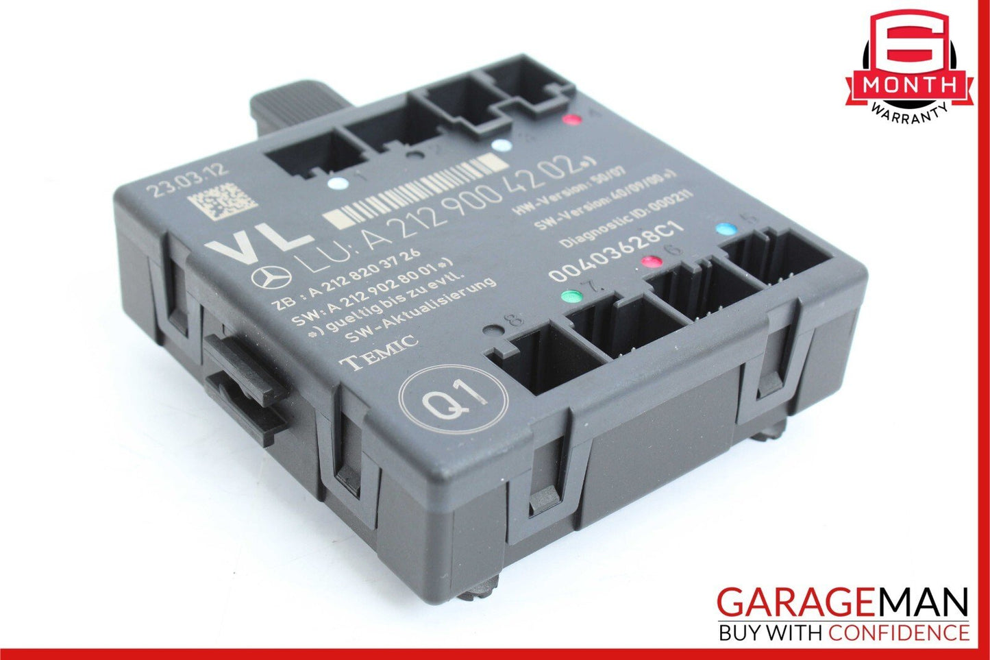 08-18 Mercedes X204 GLK350 C250 SLK350 E400 Front Left Side Door Control Module