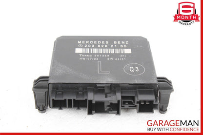 01-07 Mercedes W203 C240 C230 C320 Rear Left Door Control Module 2038202185 OEM