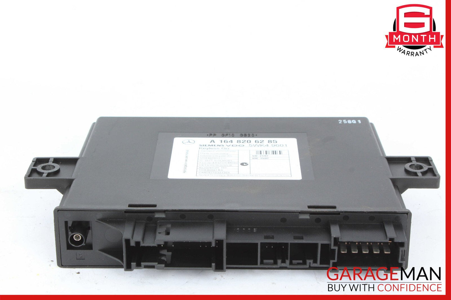 06-12 Mercedes X164 GL450 ML63 ML350 Keyless Go Control Module 1648206285 OEM