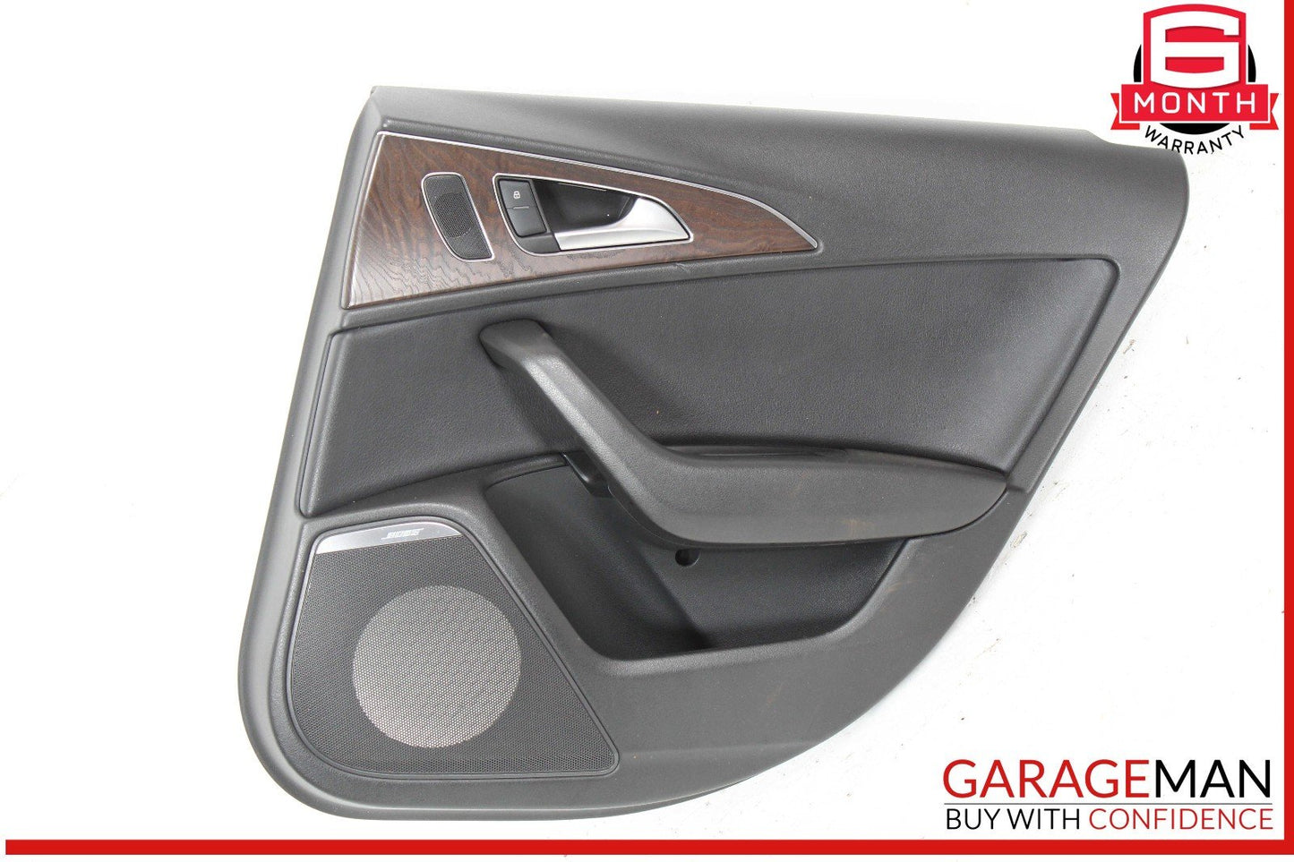 12-18 Audi A6 Rear Right Side Interior Door Trim Panel Cover Assembly 4G0839020A