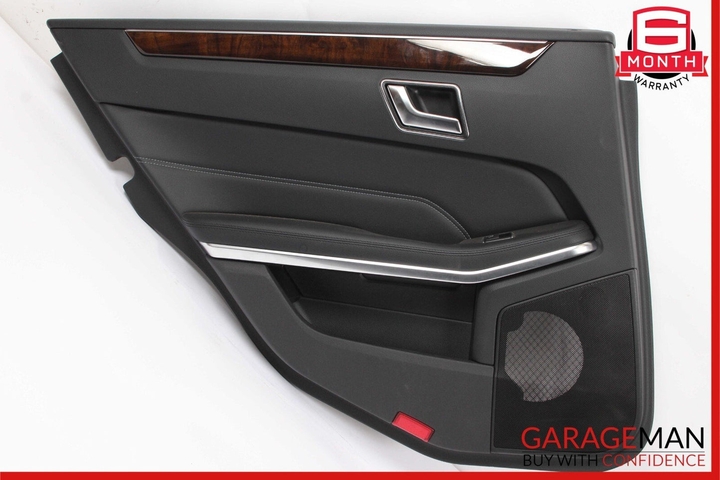14-16 Mercedes W212 E350 E550 Rear Left Interior Door Panel Trim Cover Black OEM