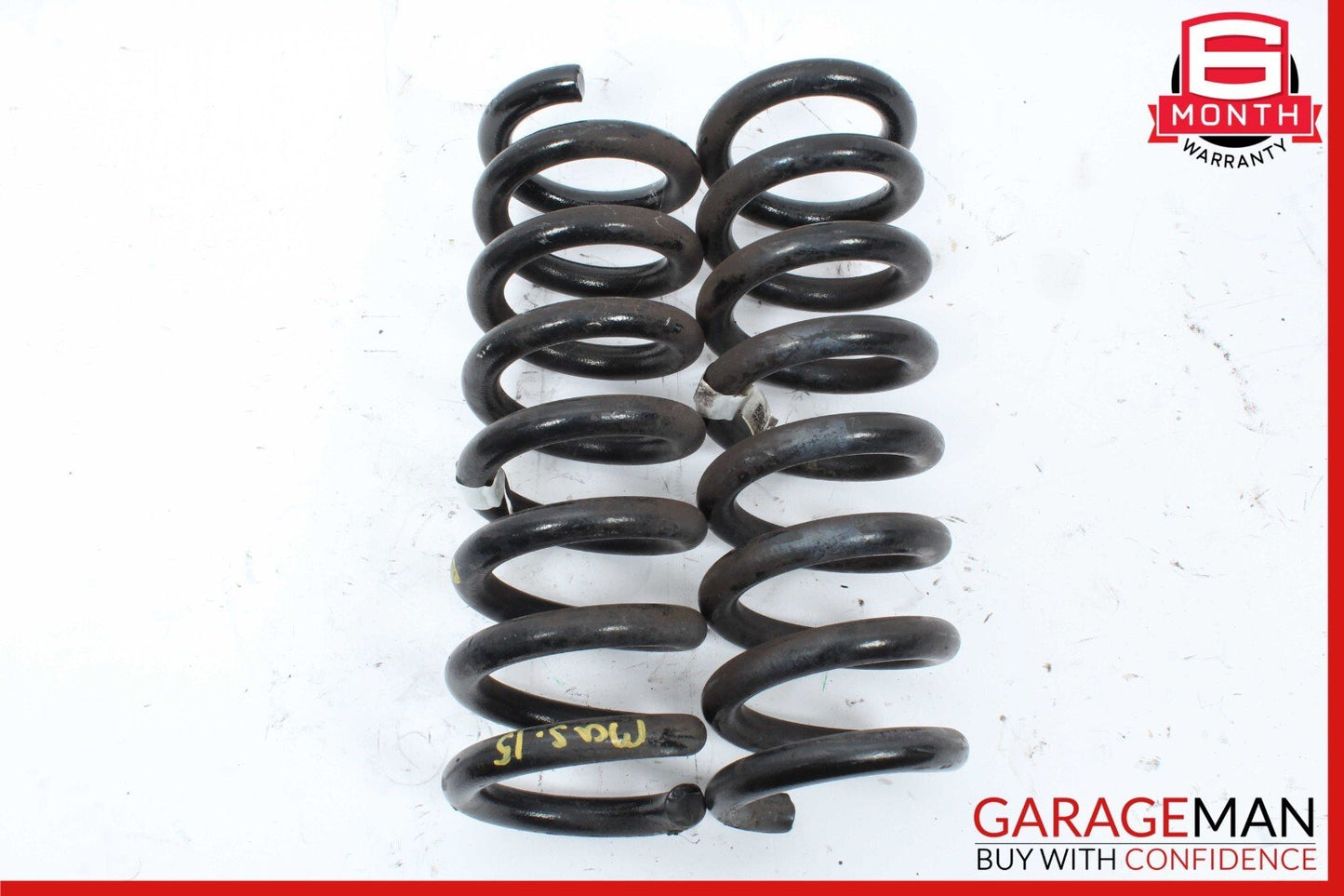 14-17 Maserati Ghibli Rear Right & Left Suspension Coil Spring Absorber Set OEM