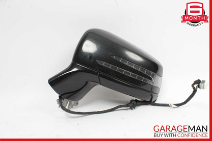12-18 Mercedes W218 CLS500 Front Left Side Rear View Door Mirror w/ Blind Spot