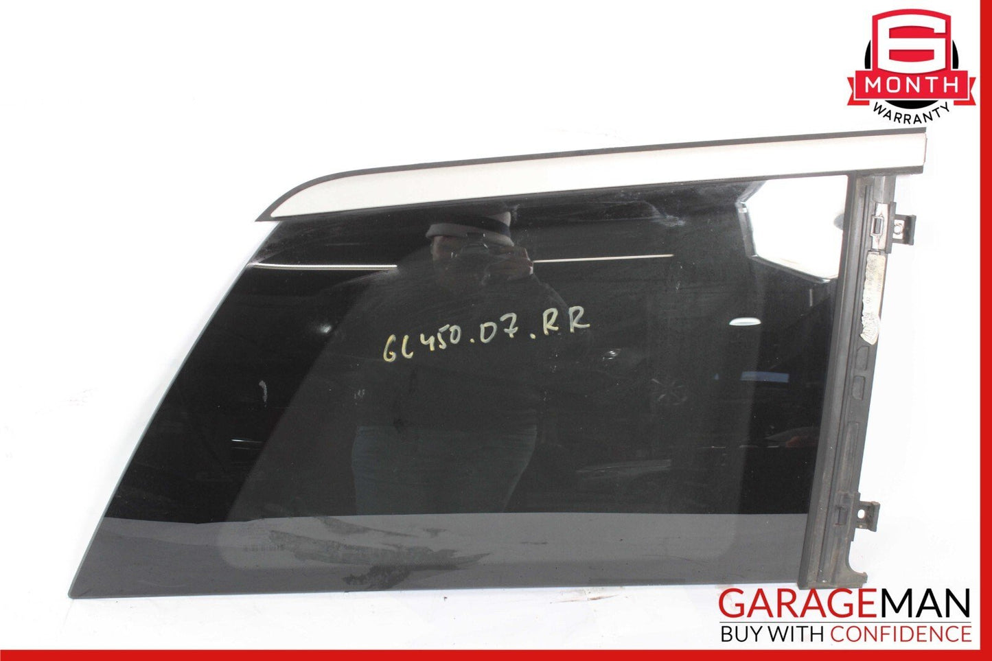 07-12 Mercedes X164 GL450 Quarter Window Glass Rear Right Passenger Side OEM