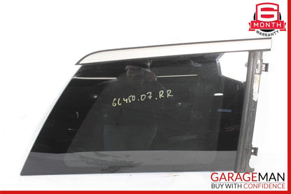 07-12 Mercedes X164 GL450 Quarter Window Glass Rear Right Passenger Side OEM
