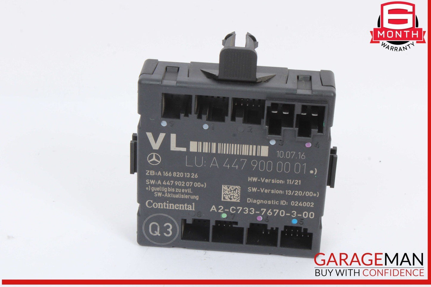 16-23 Mercedes W447 Metris Front Left Side Door Control Module Unit OEM