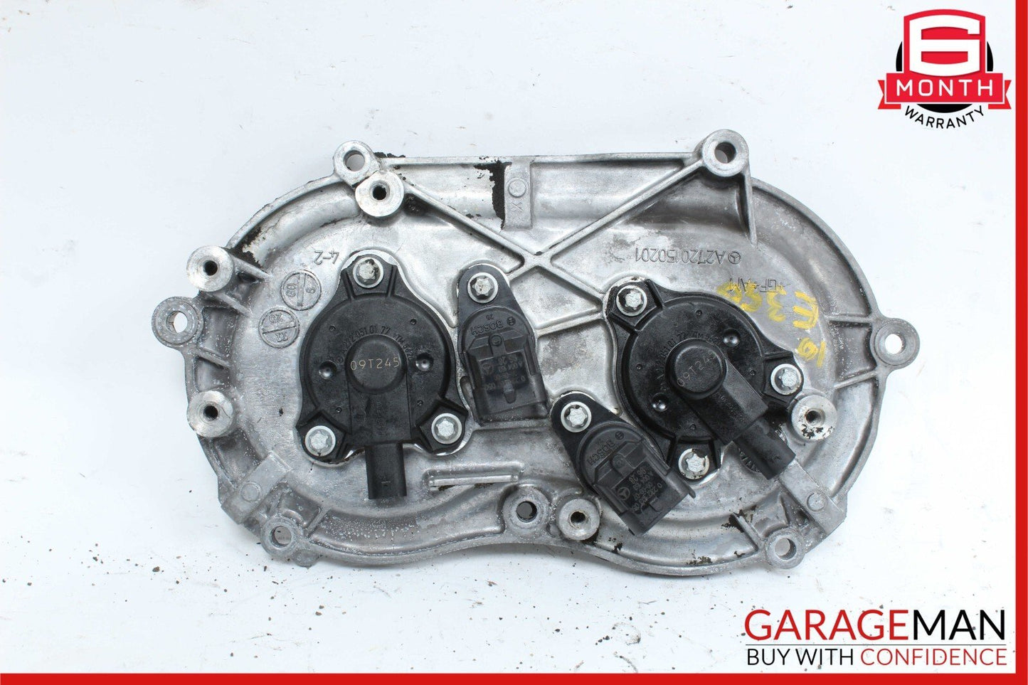 06-13 Mercedes W212 E350 Front Left Side Engine Timing Chain Cover Plate OEM
