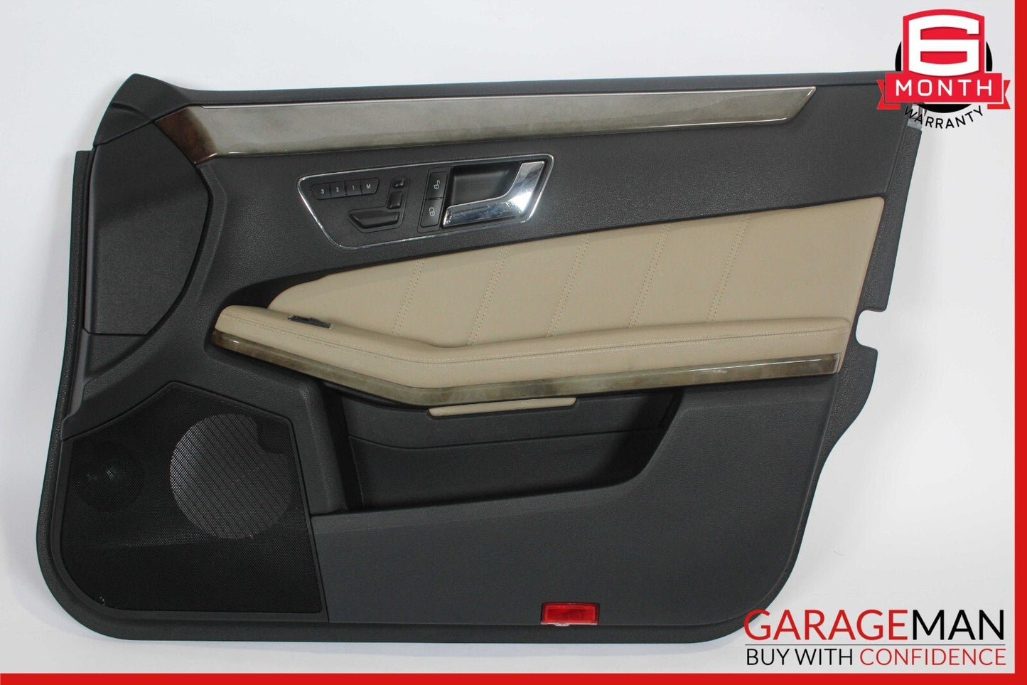 10-13 Mercedes W212 E350 Front Right Interior Door Panel Assy Beige OEM
