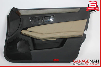 10-13 Mercedes W212 E350 Front Right Interior Door Panel Assy Beige OEM