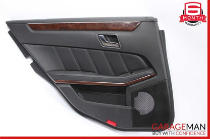 10-13 Mercedes W212 E350 E550 Rear Left Side Interior Door Panel Anthracite